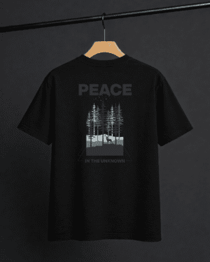 PEACE IN THE UNKNOWN - UNISEX OVERSIZED TEE