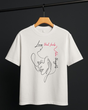 Lines that Feel like Thoughts - Unisex Oversized Tee