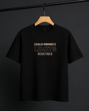 Goals Crushed, Limits Redefined - Unisex Oversized Tee