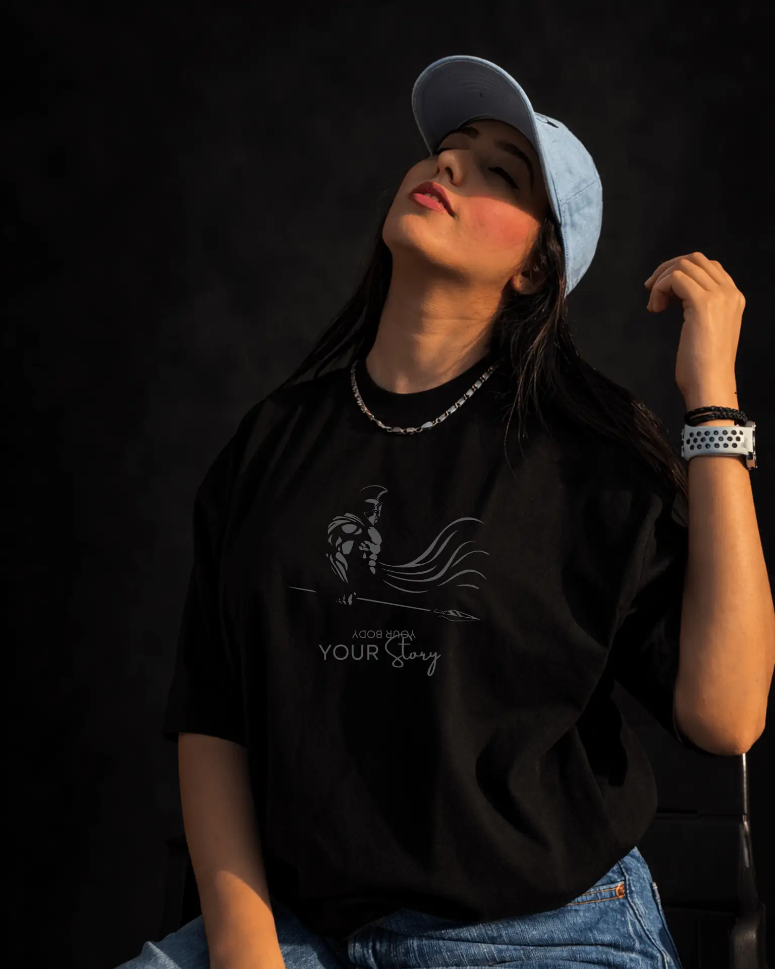 Your Body, Your Story - Unisex Oversized Tee - Image 2