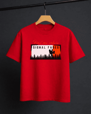 FIND ME WHERE SIGNAL FADES - UNISEX OVERSIZED TEE