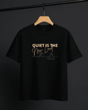 QUIT IS THE NEW LOUD - UNISEX OVERSIZED TEE