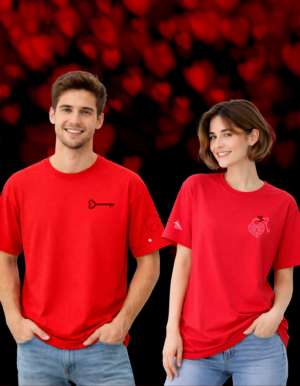 Locked In – Couple Mood Tee