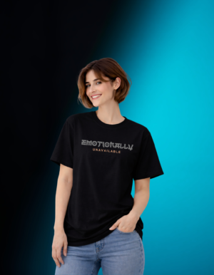 Emotionally Unavailable – Unisex Oversized T-Shirt