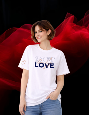 Soft Love Only – Unisex Oversized T-Shirt