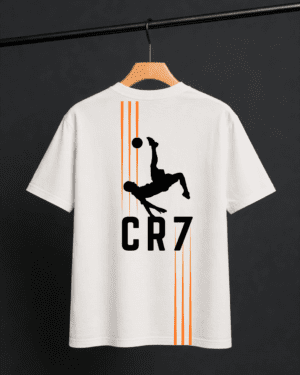 Legend CR7 (White/Orange)  - Unisex Oversized Tshirt