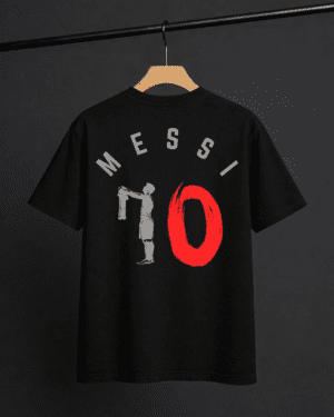 Messi 10 (Black) - Unisex Oversized Tshirt