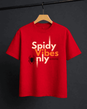 Spidy Vibes Only (Red) - unisex Oversized Tshirt