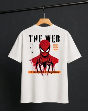 The Web2 (White) - Unisex Oversized Tshirt