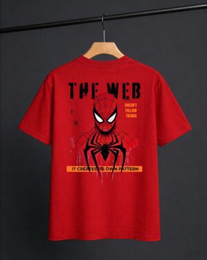 The Web2 (Red) - Unisex Oversized Tshirt